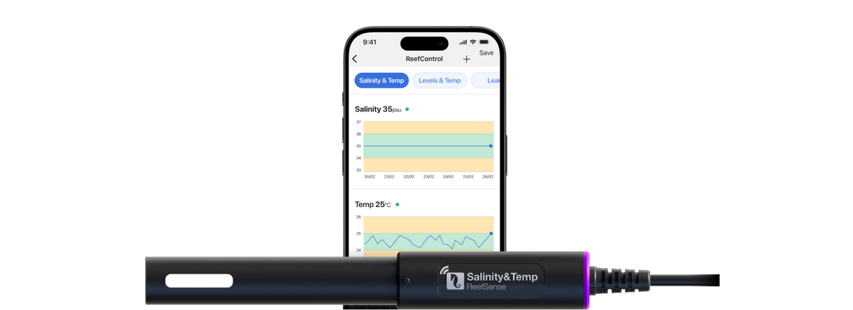 Red Sea ReefSense Salinity & Temperature Probe Precision Aquarium Monitoring