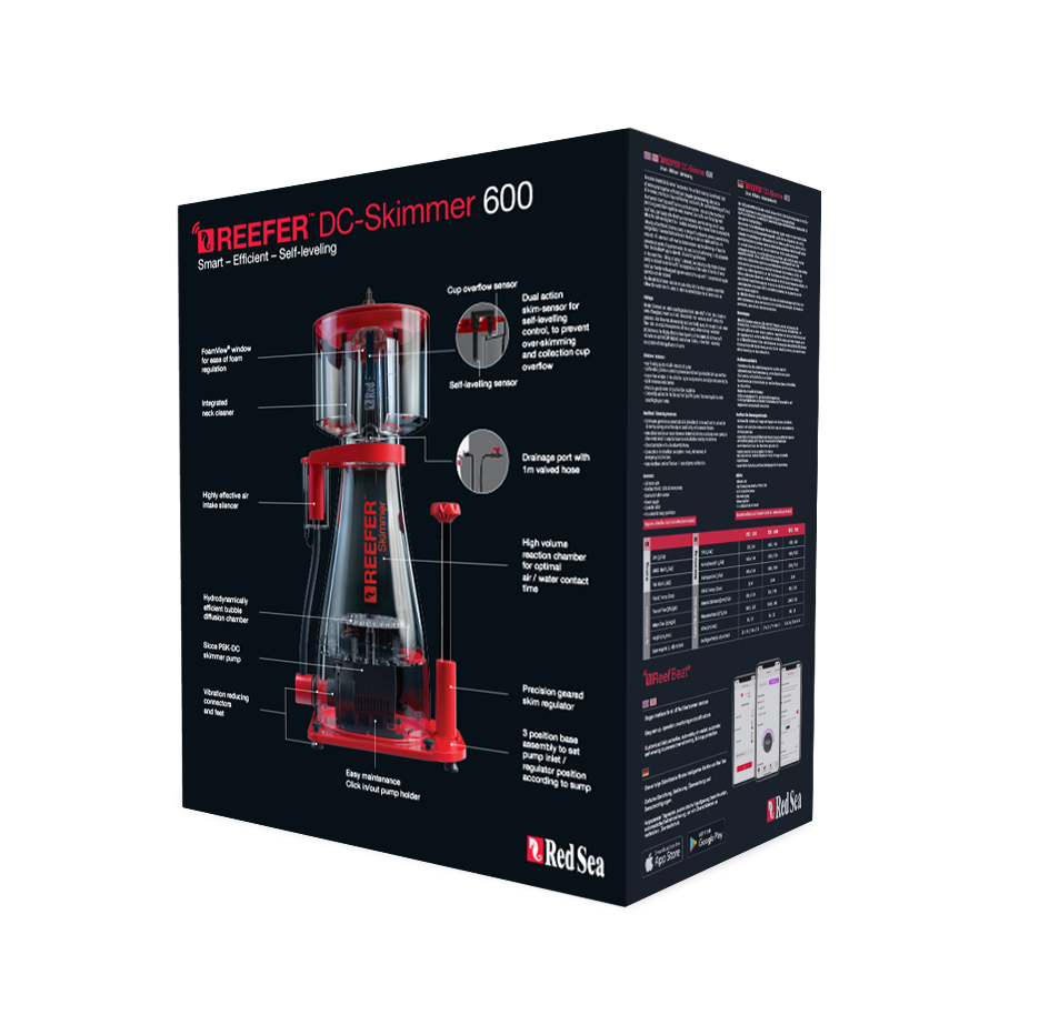 Red Sea REEFER DC Skimmer 600 – Efficient, Quiet Skimming (Controller Required)