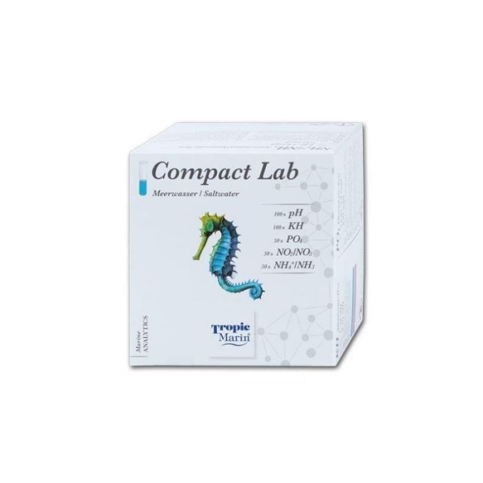 Tropic Marin Compact Lab Test Kit Marine – Essential Water Quality Tests for Seawater Aquariums