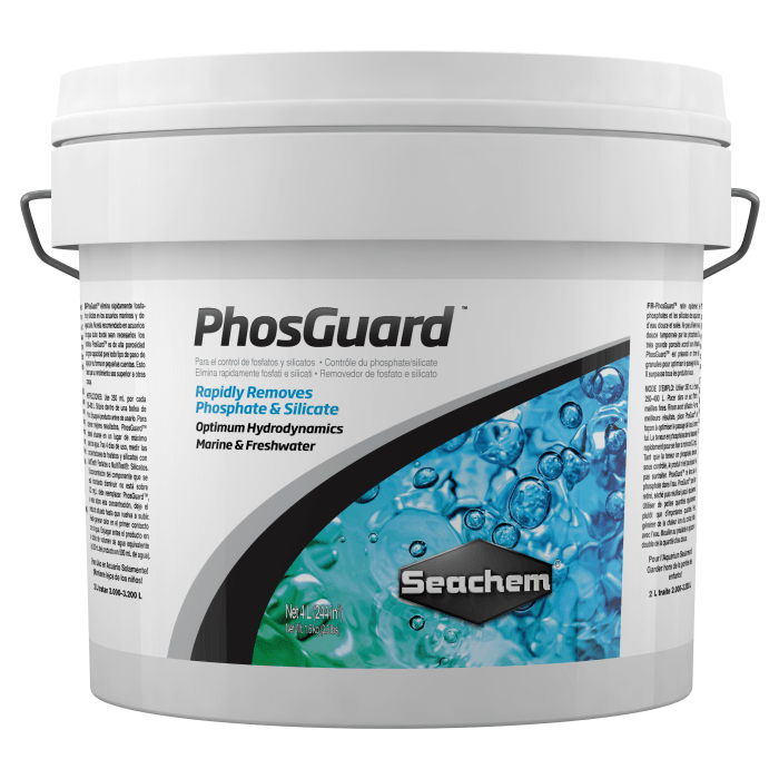 Seachem PhosGuard 4000ml (4L) – Phosphate & Silicate Remover for Reef Aquariums