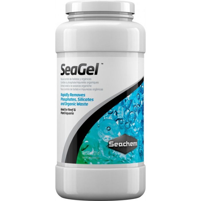 Seachem SeaGel 500ml – Carbon & Phosphate Remover for Marine & Freshwater Aquariums