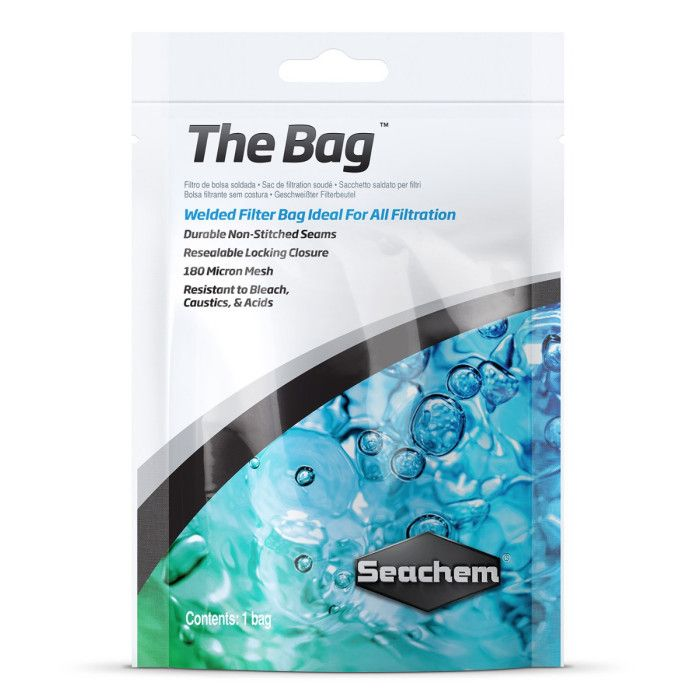 Seachem The Bag Durable Reusable Filter Media Bag 180 Micron
