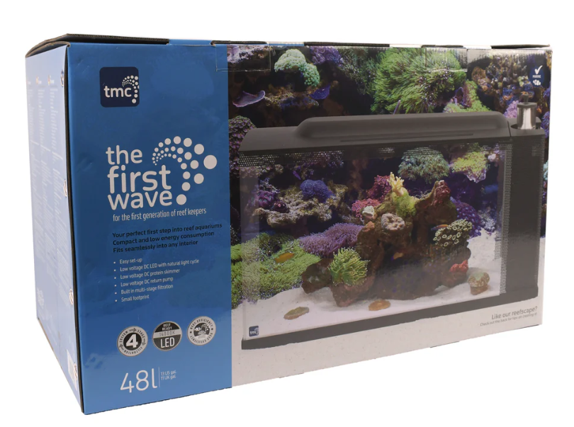 TMC First Wave Aquarium Set 48L with Filtration & LED Lighting