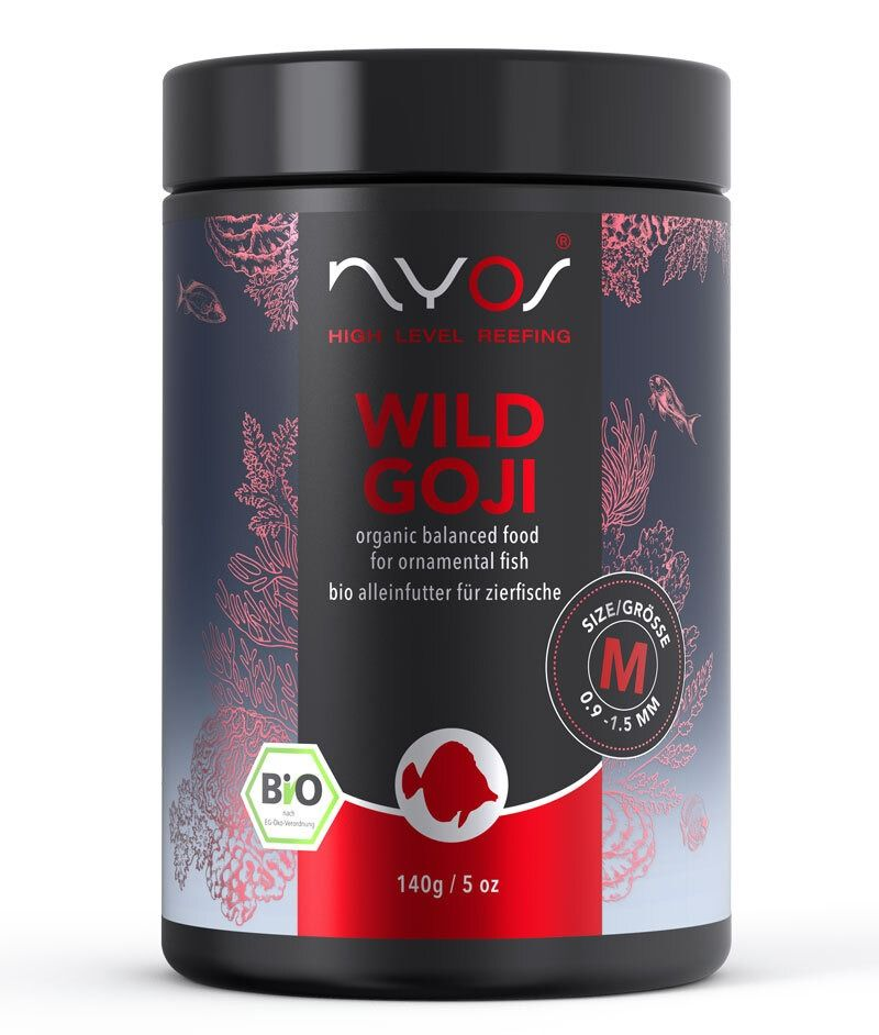 Nyos Wild Goji 140g – Organic Colour-Enhancing Fish Food