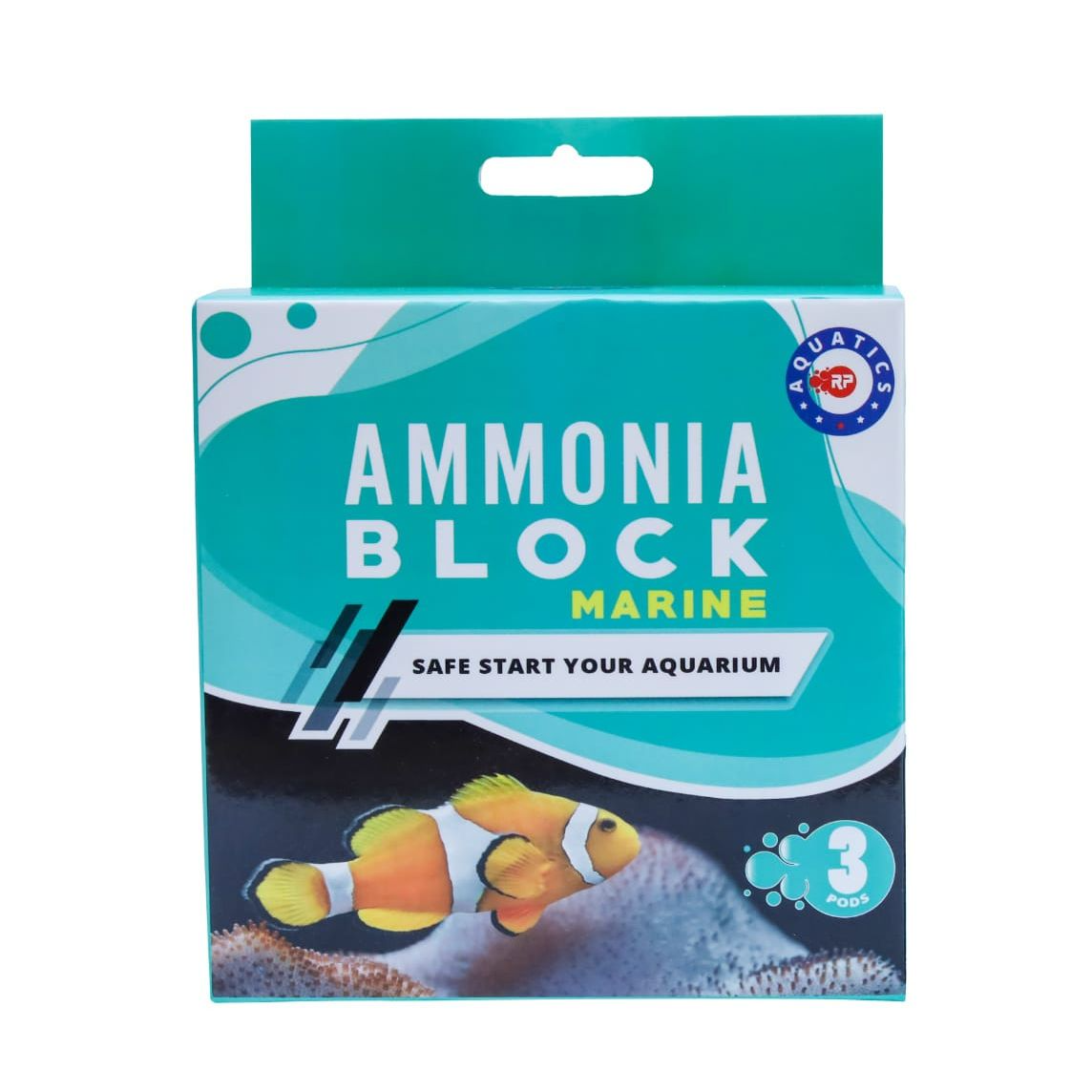 RP Ammonia Block Marine (3 Pack) – Premium Ammonia Removal Pods for Aquariums