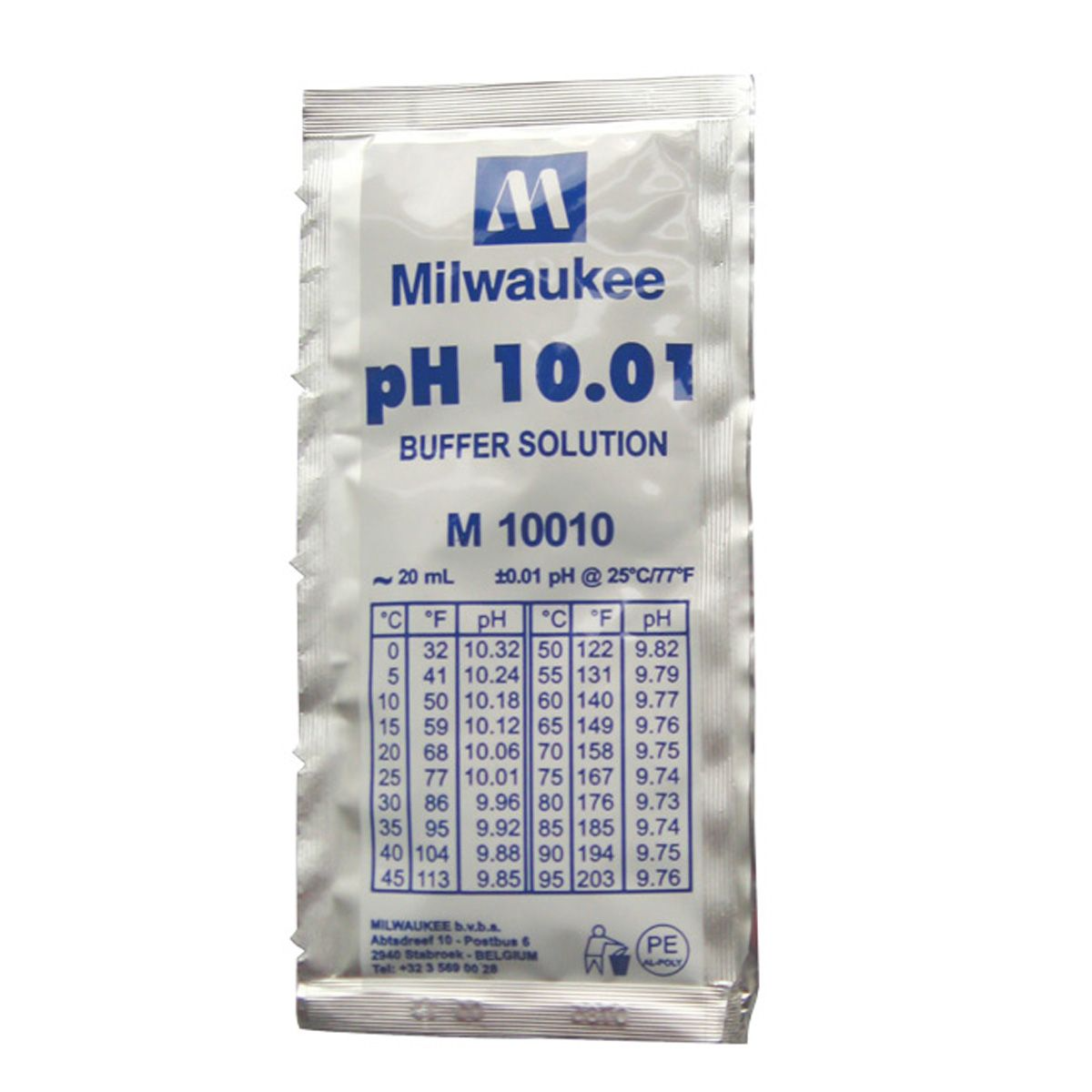 Milwaukee/Neptune 10.01 pH Buffer Calibration Fluid – Accurate pH Calibration for Probes