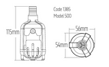 TMC Reef Pump Compact 500 – Ultra-Quiet DC Aquarium Return Pump