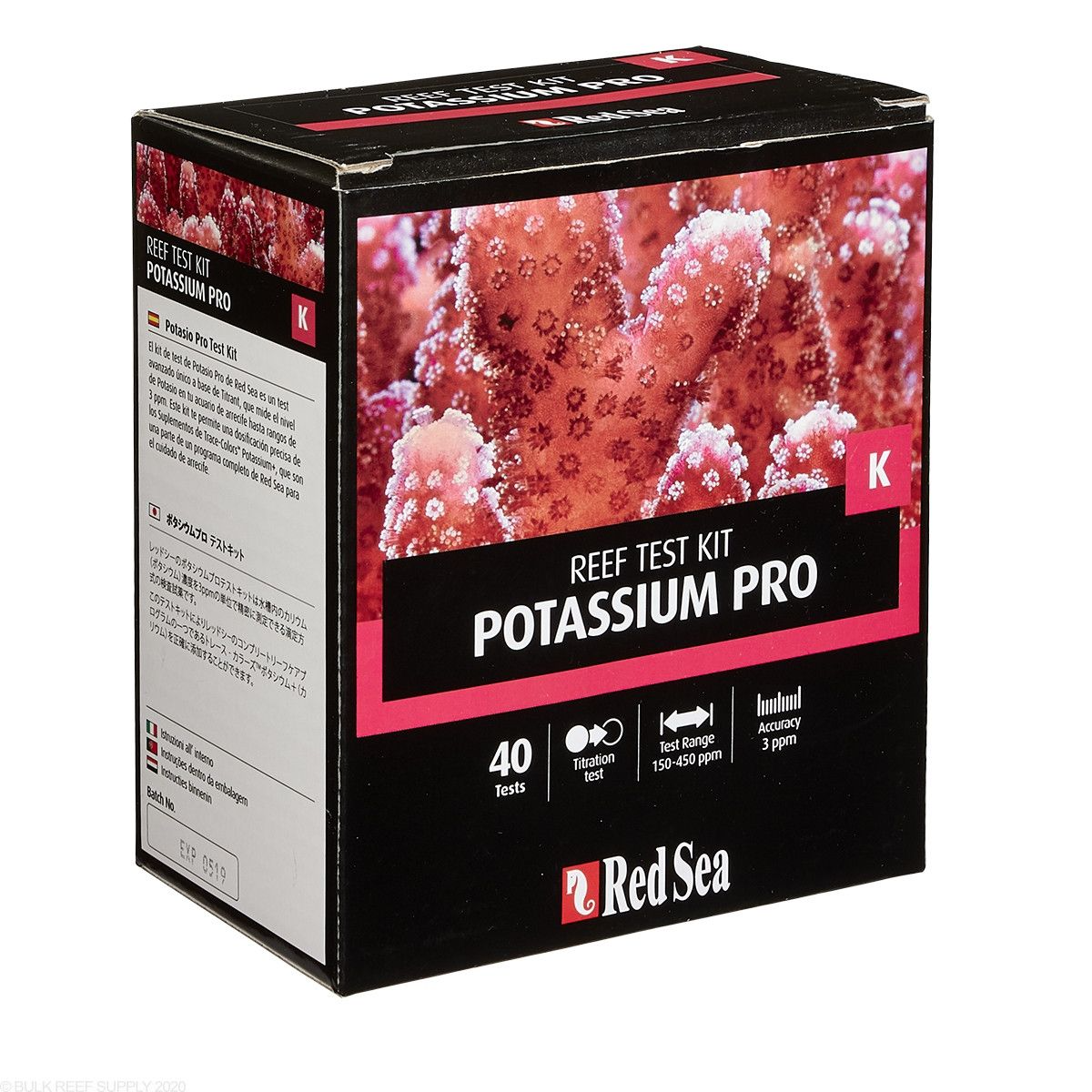 Red Sea Potassium Pro Test Kit — Accurate K+ Measurement for Reef Aquariums