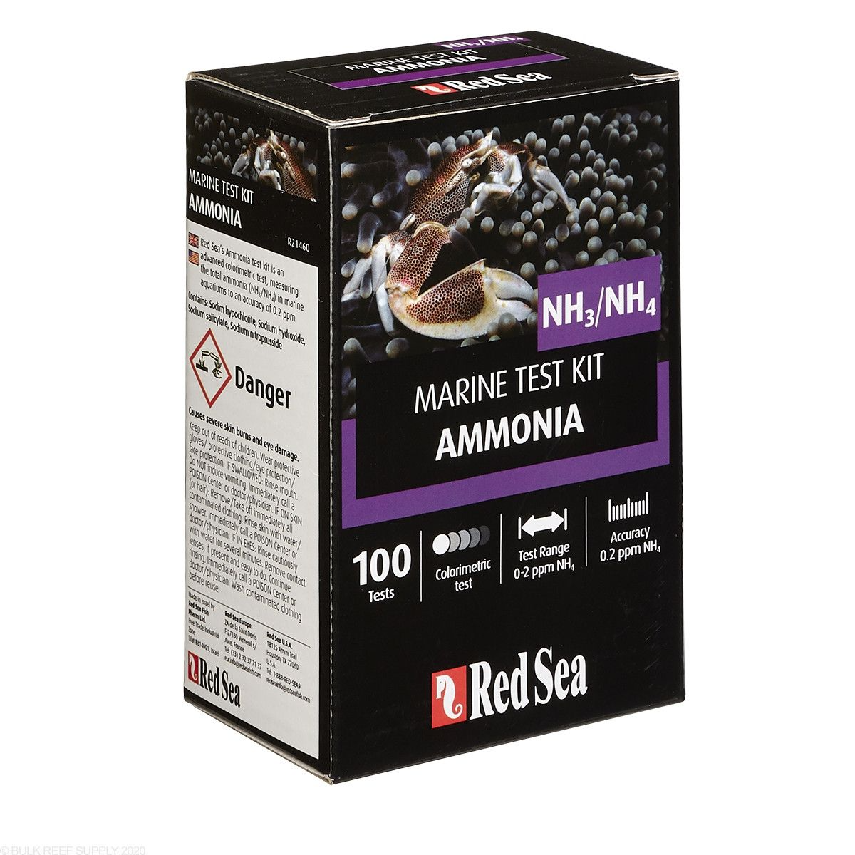 Red Sea Ammonia Test Kit — Accurate NH3/NH4 Testing for Reef Tanks