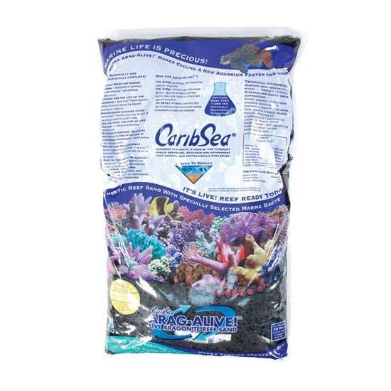 CaribSea Arag-Alive Hawaiian Black Live Sand 20lb – Live Reef Substrate