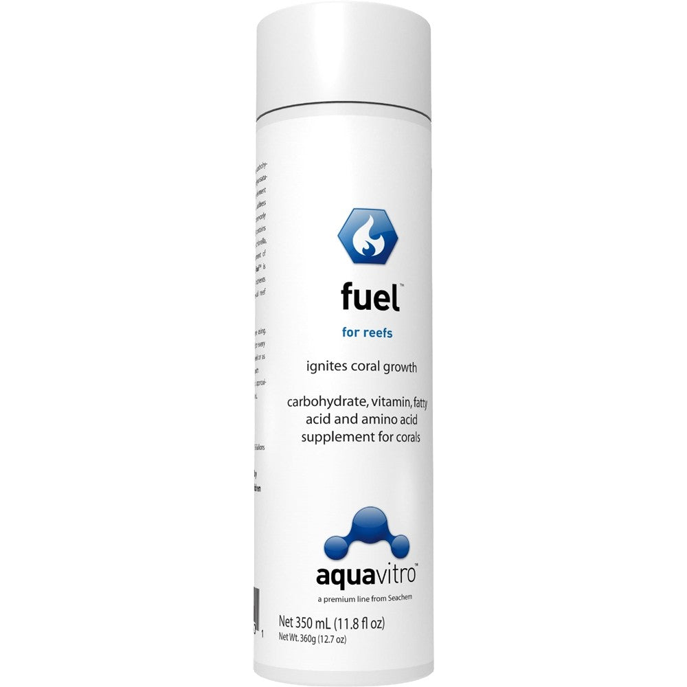 Seachem Aquavitro Fuel 350ml – Coral Nutrition & Vitamin Supplement