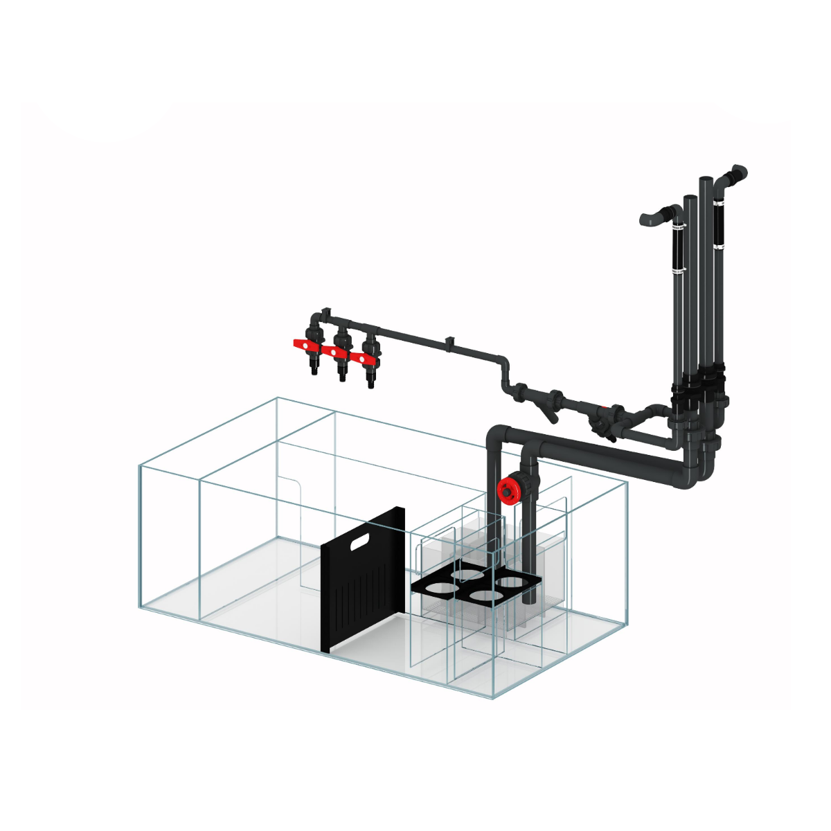 Cade Aquariums S2 Peninsula Aquarium 1800 Marine System