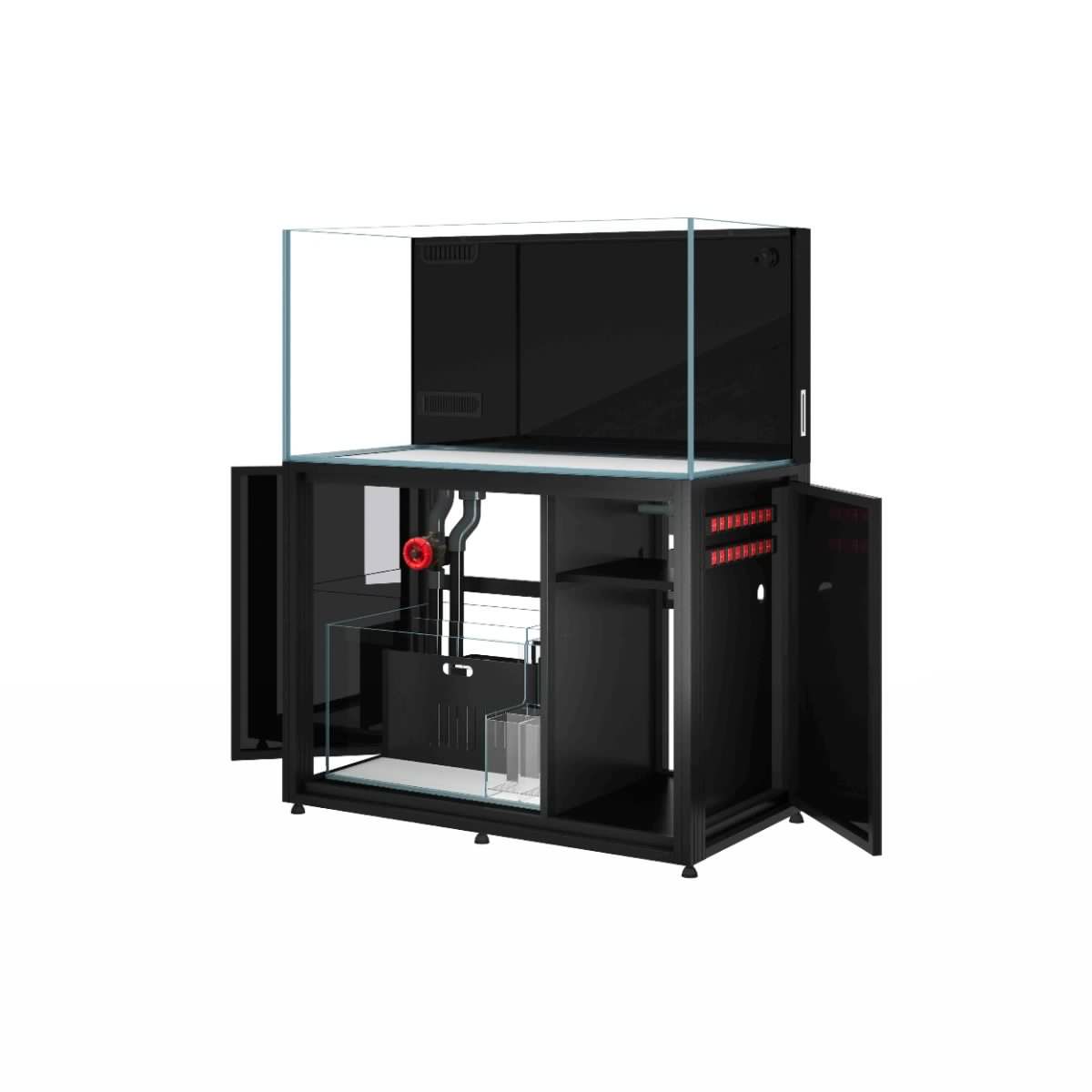 CADE Reef S2 1200 Rimless Saltwater Aquarium - 432L with Twin Intake Weir