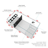 Cade Aquariums Reef S2 1800 Rimless Marine Aquarium System