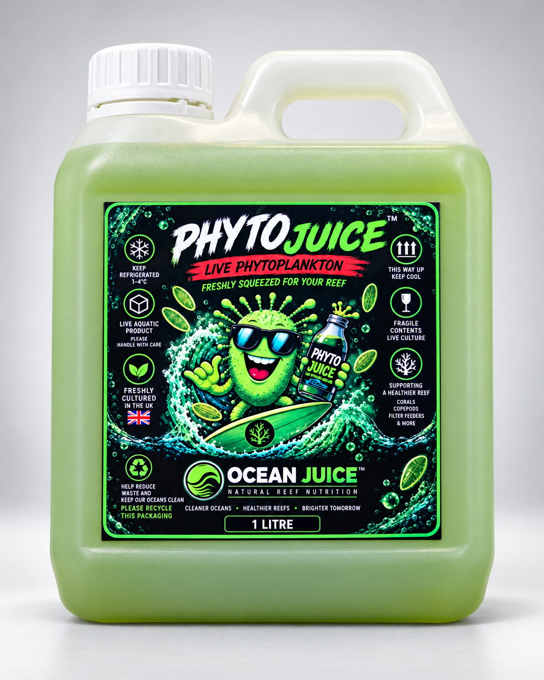 PhytoJuice – Fresh Live Food for Reef Inhabitants