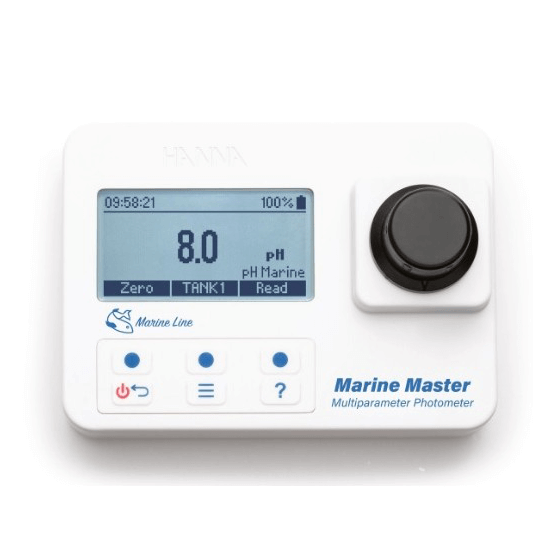 Hanna Marine Master Multiparameter Photometer