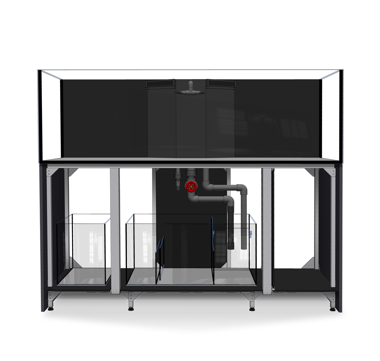 D-D Aqua Pro Reef Aquarium 1800 Aquaframe (Alu Frame)