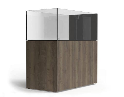 D-D Aqua-Pro Reef Peninsula 1350P – 561L Low Iron Glass Marine Aquarium with Aluminium Cabinet