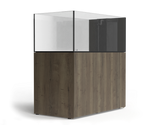 D-D Aqua-Pro Reef Peninsula 1350P – 561L Low Iron Glass Marine Aquarium with Aluminium Cabinet