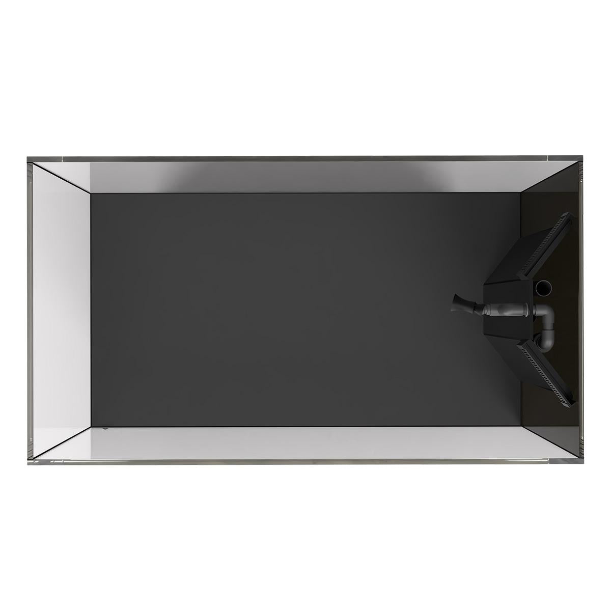 D-D Aqua-Pro Reef Peninsula 1350P – 561L Low Iron Glass Marine Aquarium with Aluminium Cabinet