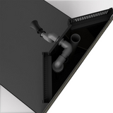 D-D Aqua-Pro Reef Peninsula 1350P – 561L Low Iron Glass Marine Aquarium with Aluminium Cabinet