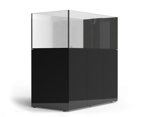 D-D Aqua-Pro Reef Peninsula 1350P – 561L Low Iron Glass Marine Aquarium with Aluminium Cabinet