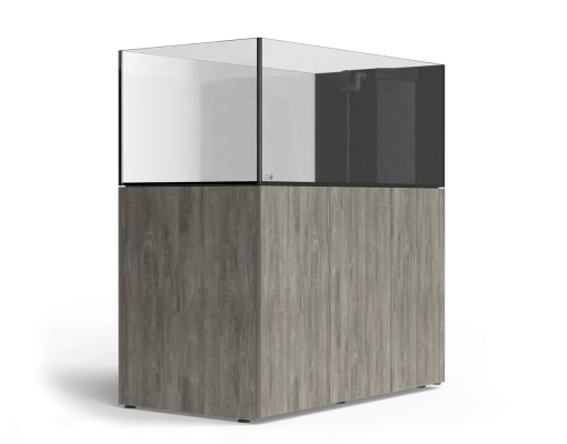 D-D Aqua-Pro Reef Peninsula 1350P – 561L Low Iron Glass Marine Aquarium with Aluminium Cabinet