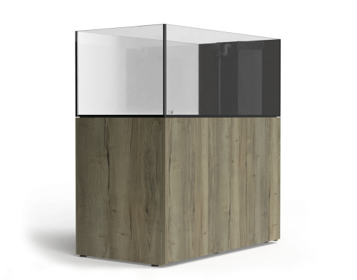 D-D Aqua-Pro Reef Peninsula 1350P – 561L Low Iron Glass Marine Aquarium with Aluminium Cabinet