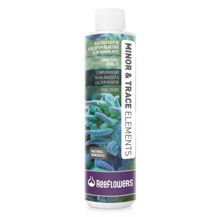 ReeFlowers Minor & Trace Elements 250ml – Essential Elements for Calcium Reactors & Kalkwasser