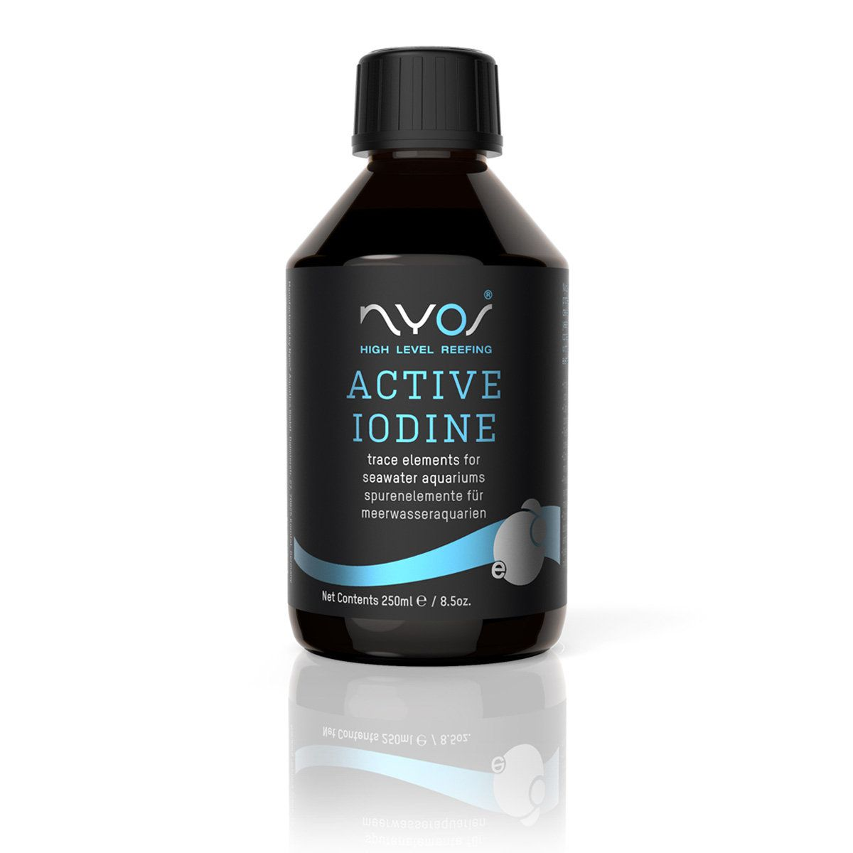Nyos Active Iodine 250ml – Trace Element Supplement for Reef Aquariums