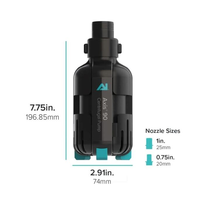 AI Axis 90 Compact Pump – Smart DC Aquarium Return Pump (925 GPH)