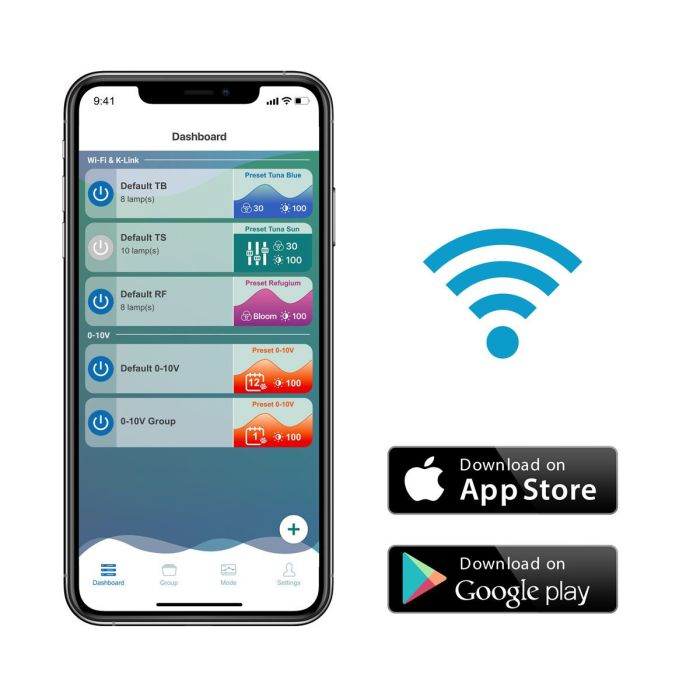 Kessil AP9X LED Marine Light – Advanced Spectrum & WiFi Connectivity