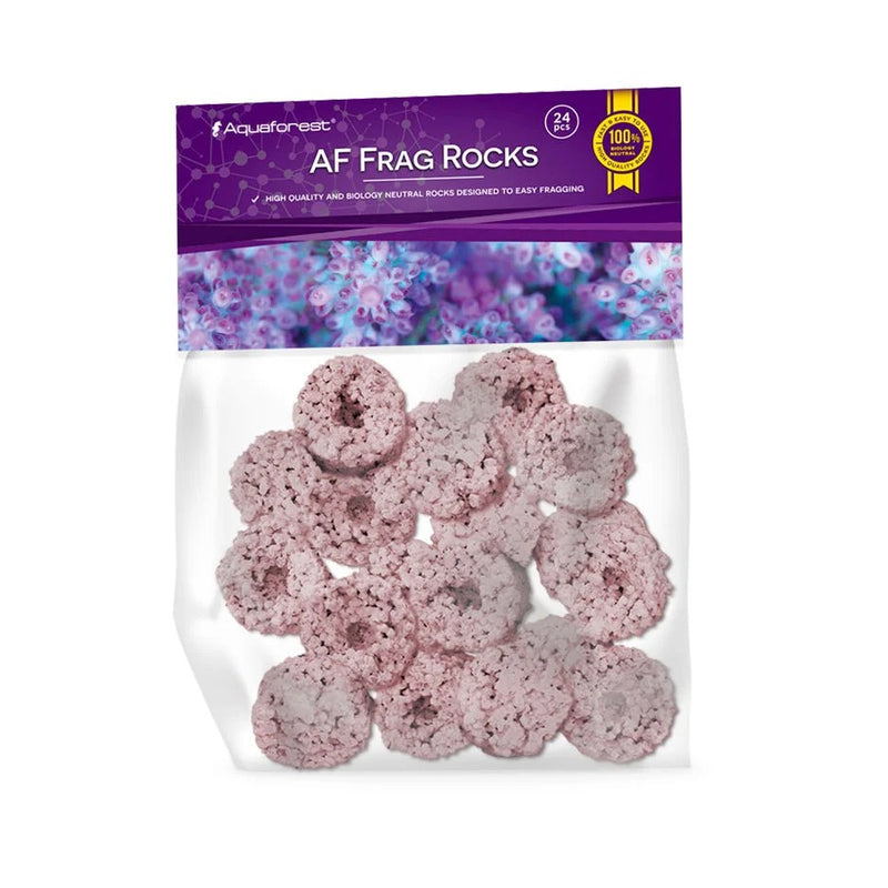 Aquaforest Frag Rocks Purple 24pcs – Porous Coral Frag Mounting Rocks