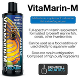 Brightwell Aquatics Vitamarin-M 125ml | Marine Multi-Vitamin Supplement