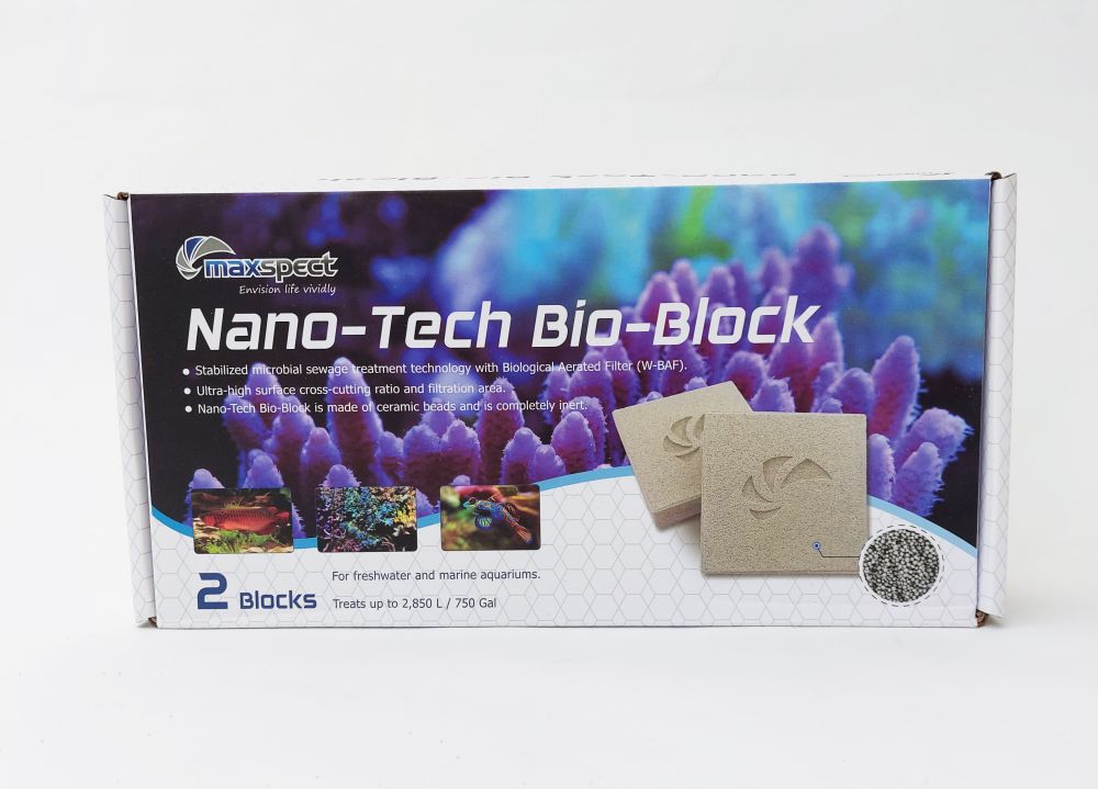 Maxspect Nano Tech Bio Block (4”X4” X1”) (2 Blocks)