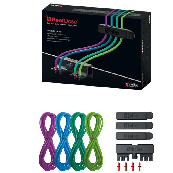 Red Sea ReefDose Accessories Kit — Deluxe 4-Color Dosing Tube Set