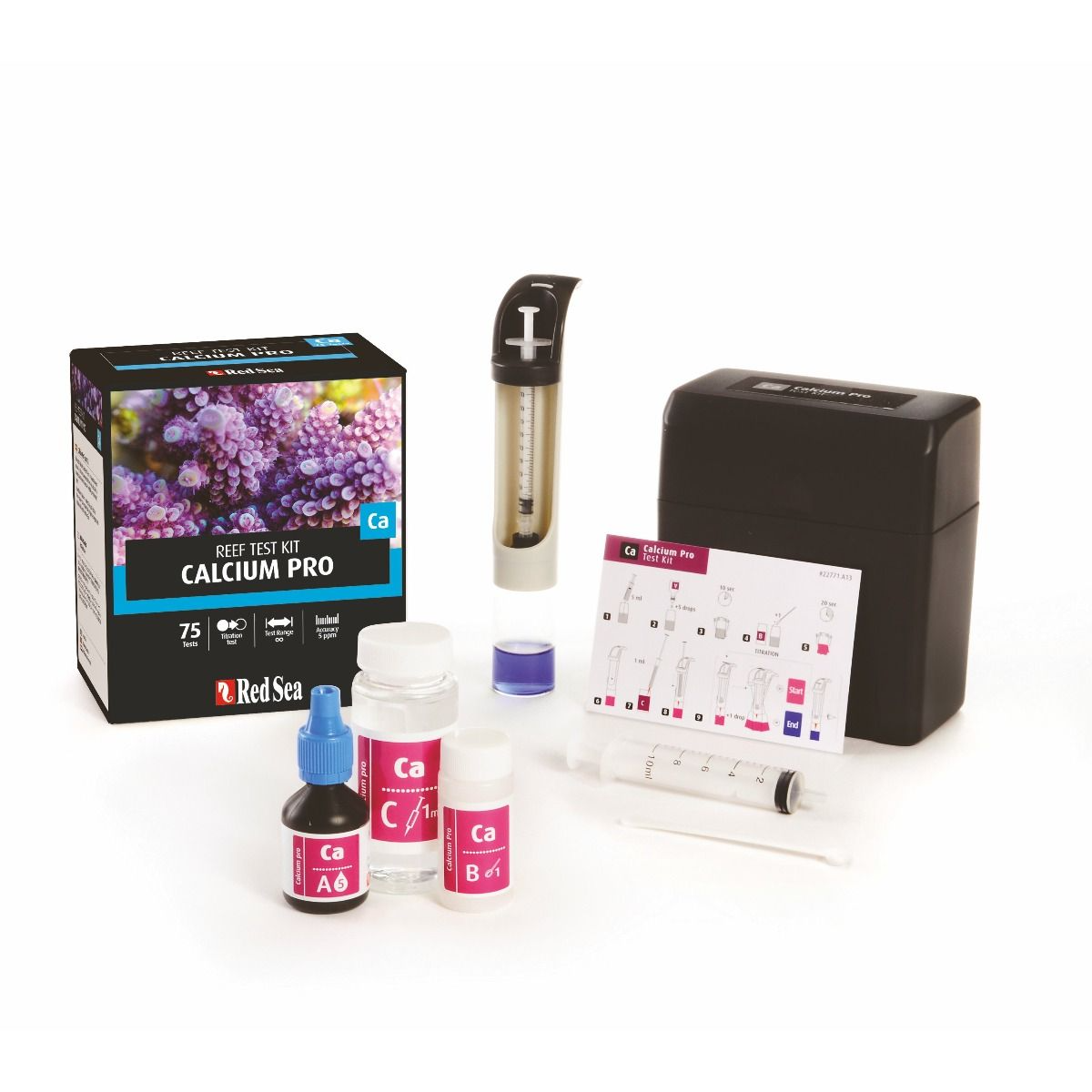 Red Sea Calcium Pro Titrator Test Kit — Accurate Ca Testing for Reef Tanks