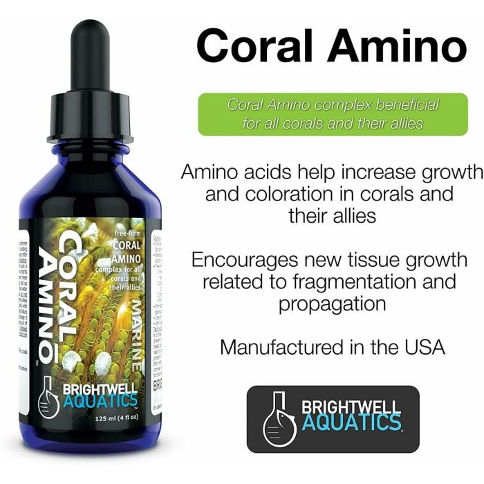 Brightwell Aquatics CoralAmino - 30ml | Coral Amino Acid Supplement