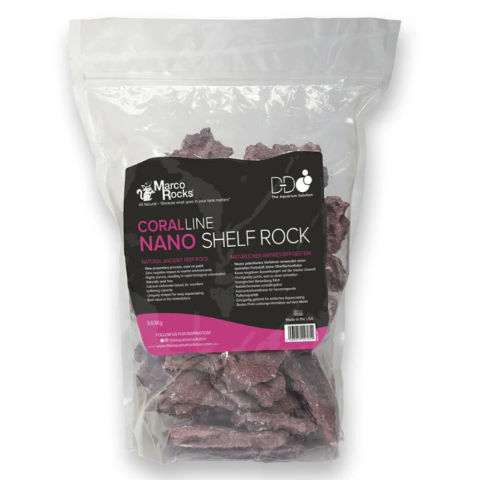 D-D Marco Coralline Nano Shelf Rock 3.63kg – Natural, Pest-Free Aquascaping