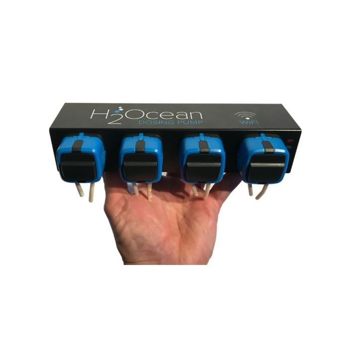 D-D H2Ocean P4 WIFI Dosing Pump - Compact 4 Channel Doser for Aquariums