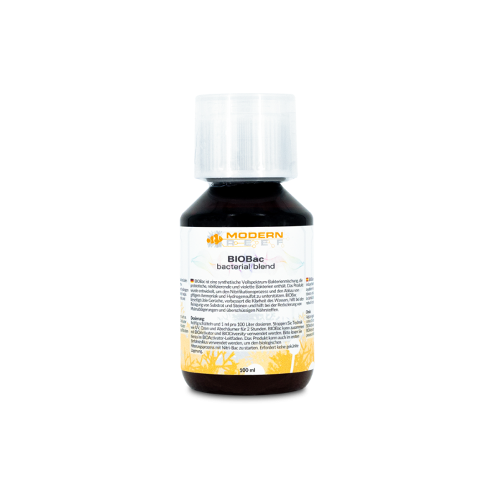 Modern Reef BioBac Bacterial Blend 100ml – Full-Spectrum Bacteria for Ammonia Breakdown