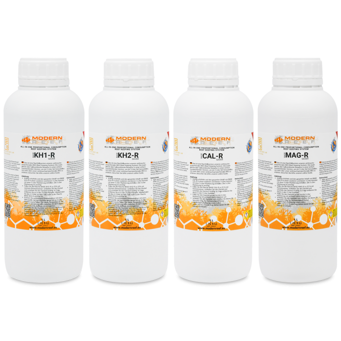 Modern Reef All-in-One Reef Keeping System (RKS) Refill Saver 5x1L Set – Create 4x5L Set for Efficient Coral Growth