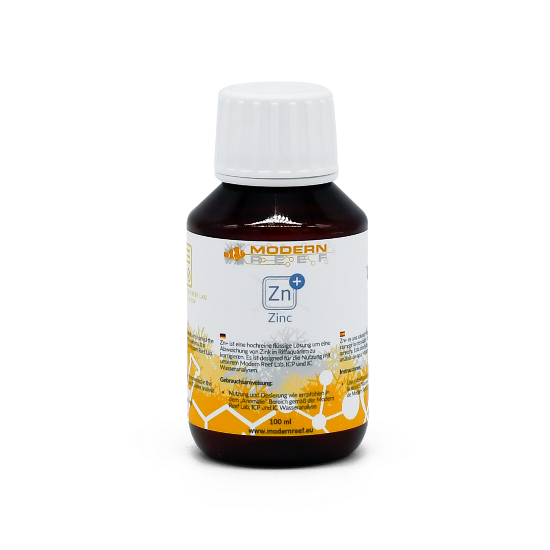 Modern Reef Zn+ 100ml – Pure Zinc Solution for Reef Aquarium Correction