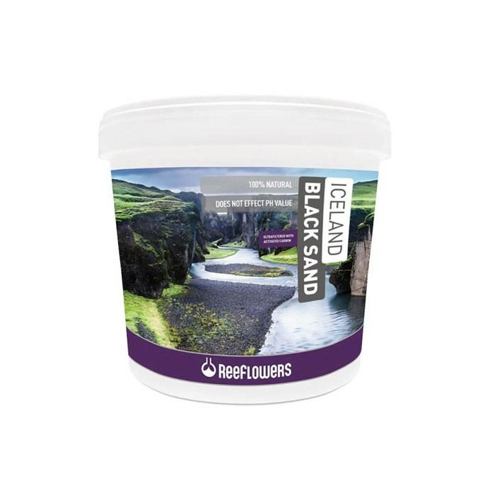 Reeflowers Iceland Black Sand 3-5mm 7kg – Premium Soft Water Aquarium Substrate