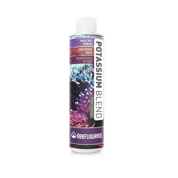 Reeflowers Potassium Blend 250ml – High-Density Ionic Potassium for Coral Growth
