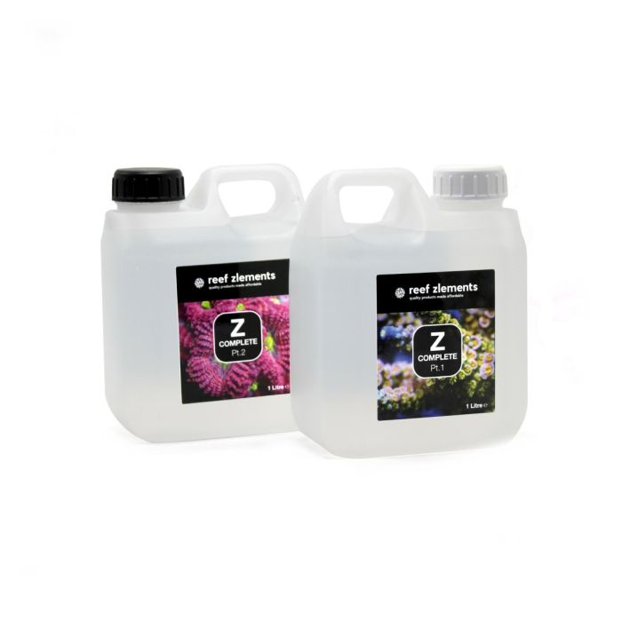 Reef Zlements Z Complete 1L Nano Set – Complete 2-Part Dosing System for Reef Tanks