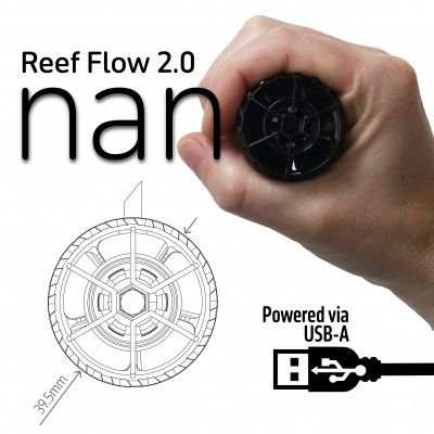 TMC Reef Flow 2.0 1000 Nano Wavemaker – High Flow Water Circulation Pump for Small Aquariums