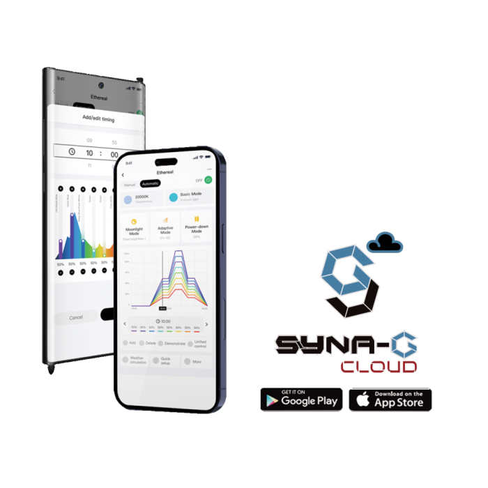 Maxspect Ethereal Infinite E8-230 LED Aquarium Light – 230W, Customizable Lighting