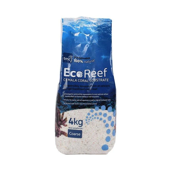 TMC EcoReef Cemala Coral Substrate Coarse 4kg — Natural Reef Aquarium Substrate