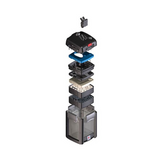 Eheim Professionel 4+ 250 External Aquarium Filter - High-Performance 950 LPH for Fresh & Saltwater Aquariums